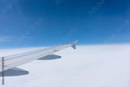 Blick aus dem Flugzeug