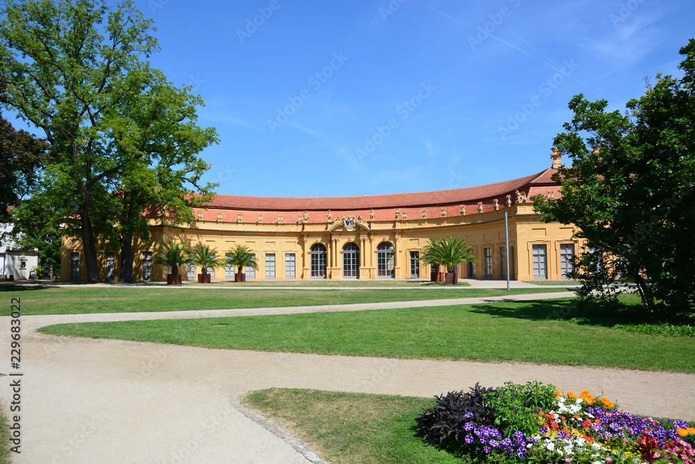 Historical Conservatory (Orangerie) in the city of Erlangen, ( Bavaria), Germany Historical Conservatory (Orangerie) in the city of Erlangen, ( Bavaria), Germany