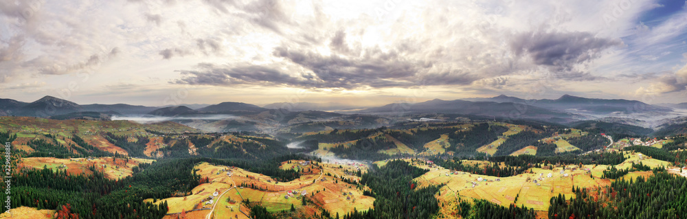 Fototapeta premium mountain sunny landscape