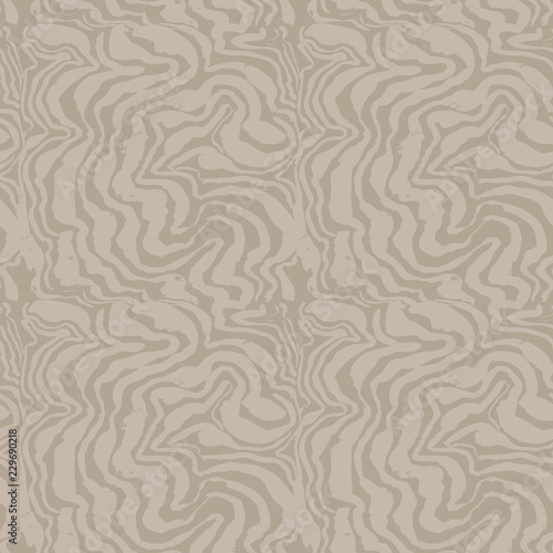 Brush painted freehand lines seamless pattern. Gray stripes grunge background. Vector illustration.