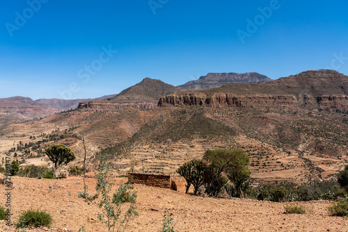 Äthiopien - Landschaft zwisch Aksum und Hawzien