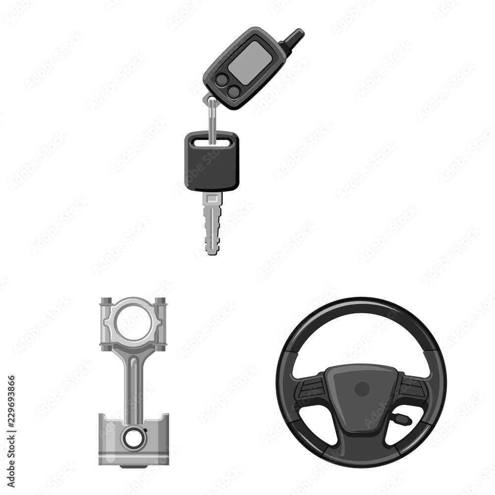 Isolated object of auto and part sign. Collection of auto and car vector icon for stock. Isolated object of auto and part sign. Collection of auto and car vector icon for stock.