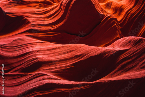 Orange rock waves of Antelope Canyon