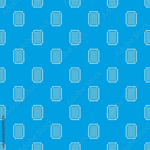 Foot sponge pattern vector seamless blue repeat for any use