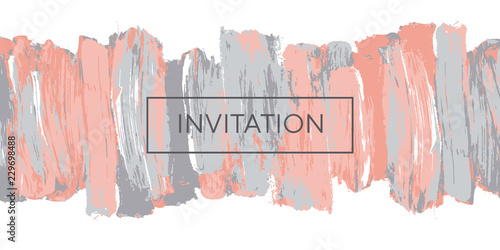 Pale pastel color brush str...