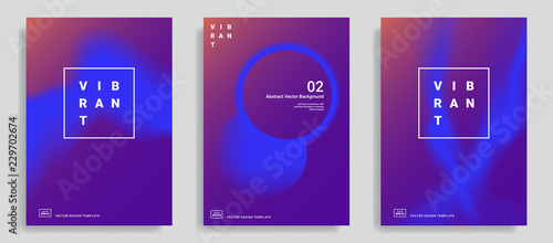 design templates with vibrant gradient shapes