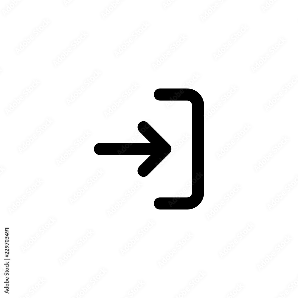 Log in vector icon isolated on background. Trendy sweet symbol. Pixel perfect. illustration EPS 10. Log in vector icon isolated on background. Trendy sweet symbol. Pixel perfect. illustration EPS 10.