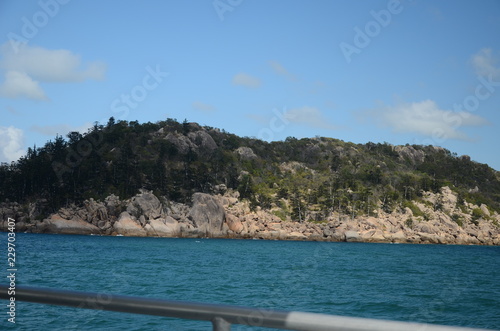 Magnetic island ferry, tropical island queensland  photo