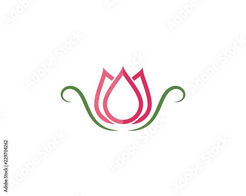 flowers logo Template