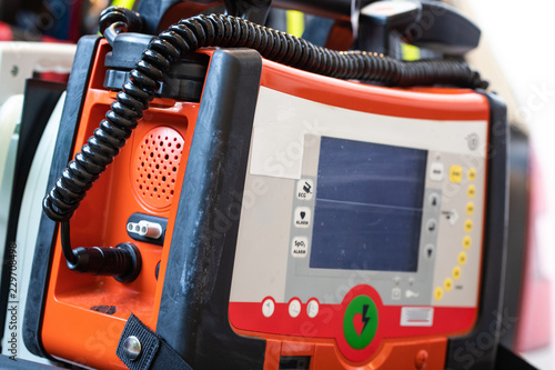 Defibrillator im Rettungsdienst