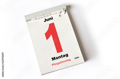 1. Juni 2020 Pfingstmontag photo