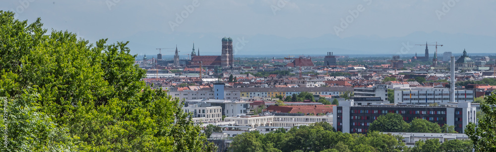 Panorama von München