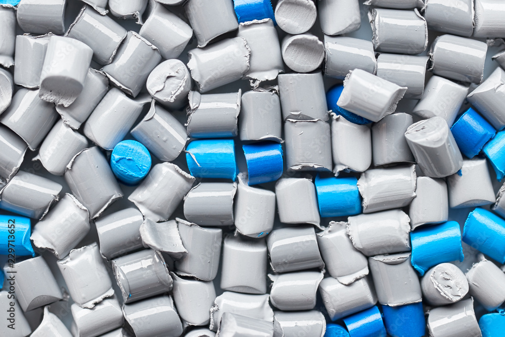 Close up picture of polypropylene pellets. Close up picture of polypropylene pellets.