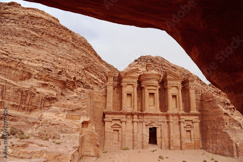 The Monastery is one of the legendary monuments of Petra. Similar in design to the Treasury but far bigger (50m wide and 45m high), it was built in the 3rd century BCE as a Nabataean tomb.