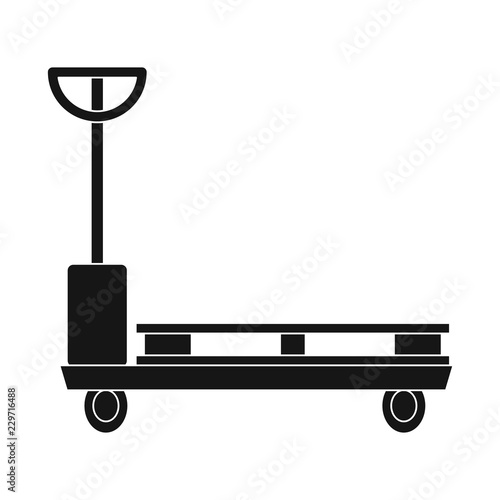 Vector illustration of goods and cargo symbol. Set of goods and warehouse vector icon for stock.