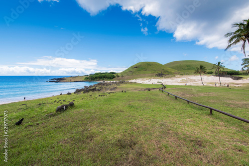 Anakena la spiaggia di Rapa Nui