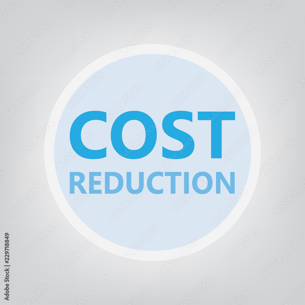 cost reduction concept- vector illustration cost reduction concept- vector illustration