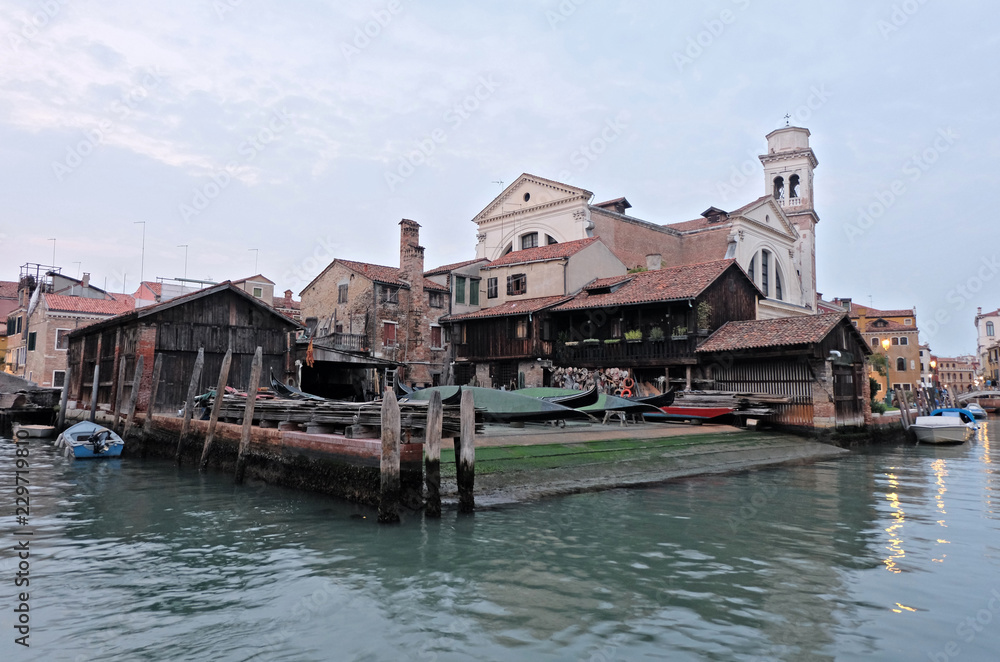 Squero di San Trovaso . Venice . Venedig Squero di San Trovaso . Venice . Venedig