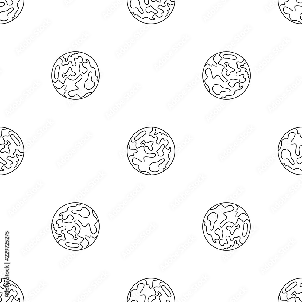 Mars planet pattern seamless vector repeat geometric for any web design Mars planet pattern seamless vector repeat geometric for any web design