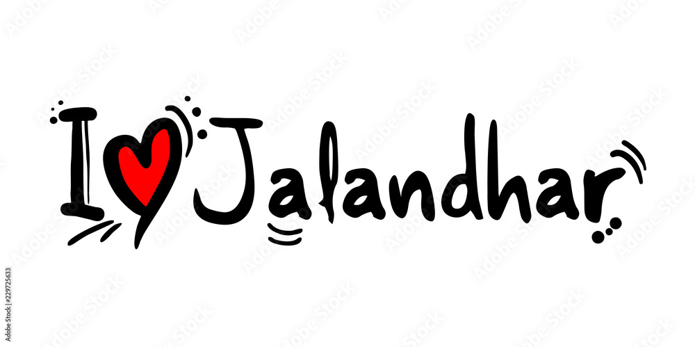 Jalandhar city of India love message