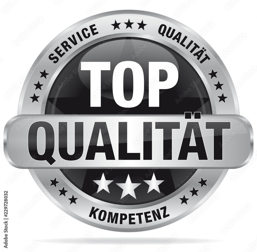 Top Qualität Service, Qualität, Kompetenz Adobe