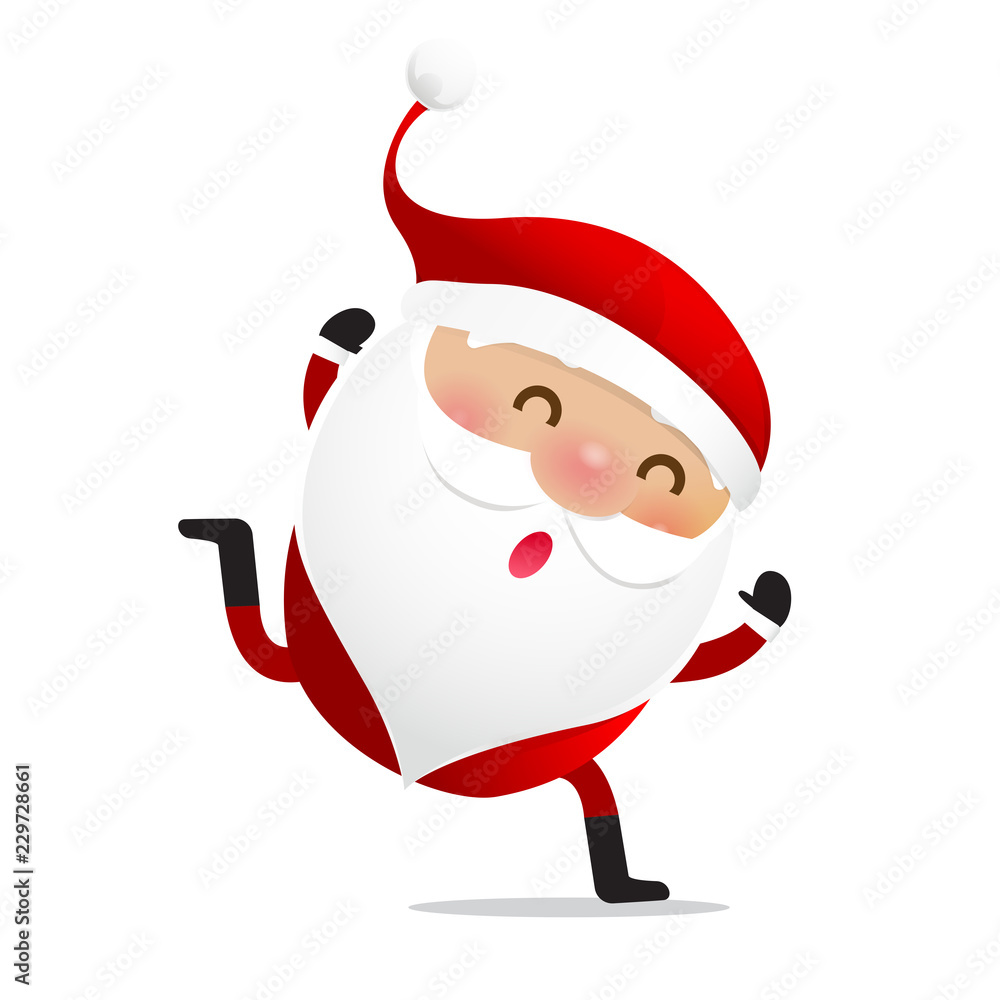 Happy Christmas character Santa claus cartoon 019 Happy Christmas character Santa claus cartoon 019