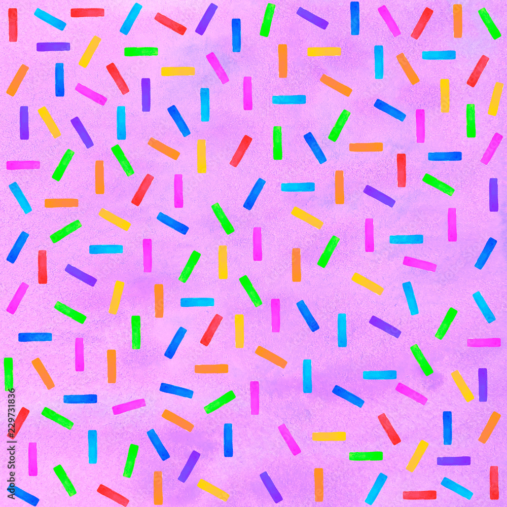  Confetti, festive, salute, stripes watercolor