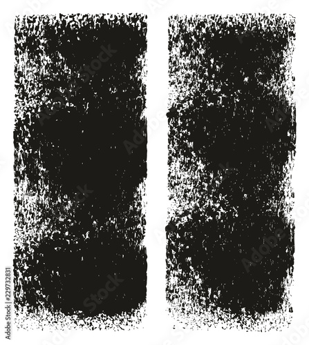 Paint Roller Rough Grunge Lines High Detail Abstract Vector Lines & Background Set 123