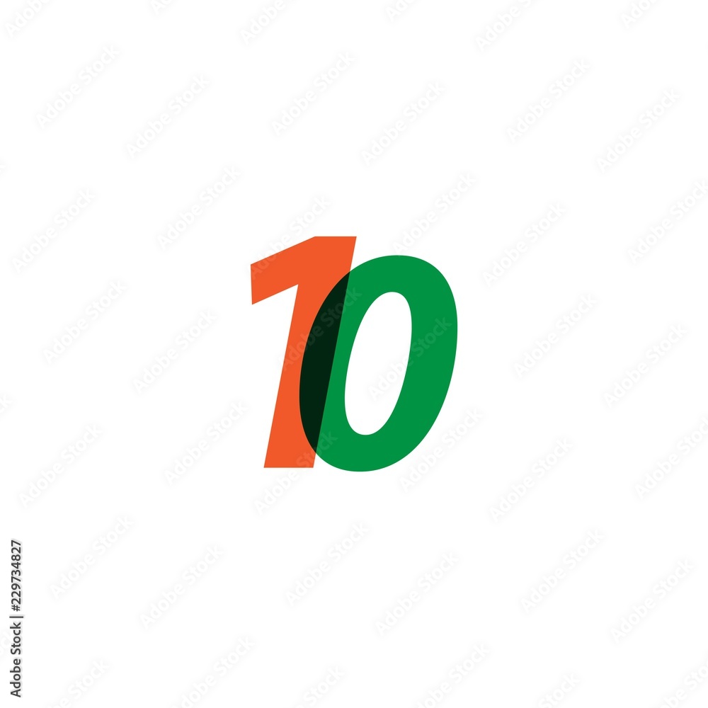 10 Year Anniversary Vector Template Design Illustration 10 Year Anniversary Vector Template Design Illustration