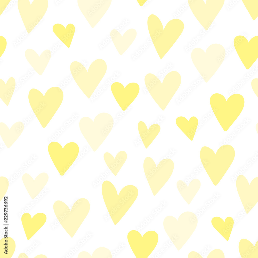 Purple Background On Yellow Heart Pattern Stock Vector (Royalty Free)  1420564979 | Shutterstock