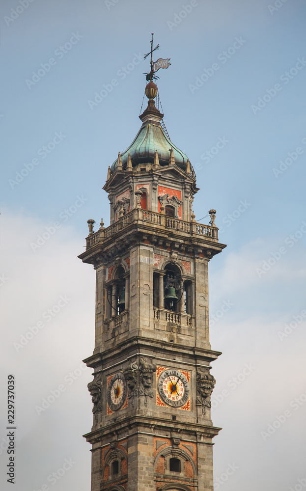 bell tower of Varese, Italy. Lombardy.