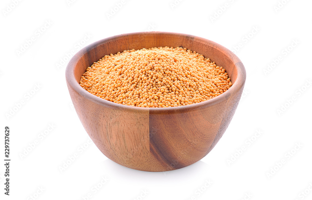Mustard isolated on white background. Mustard isolated on white background.