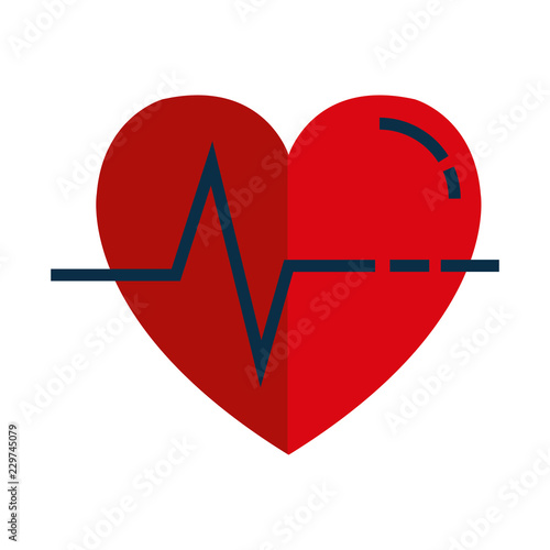 heart cardiology isolated icon