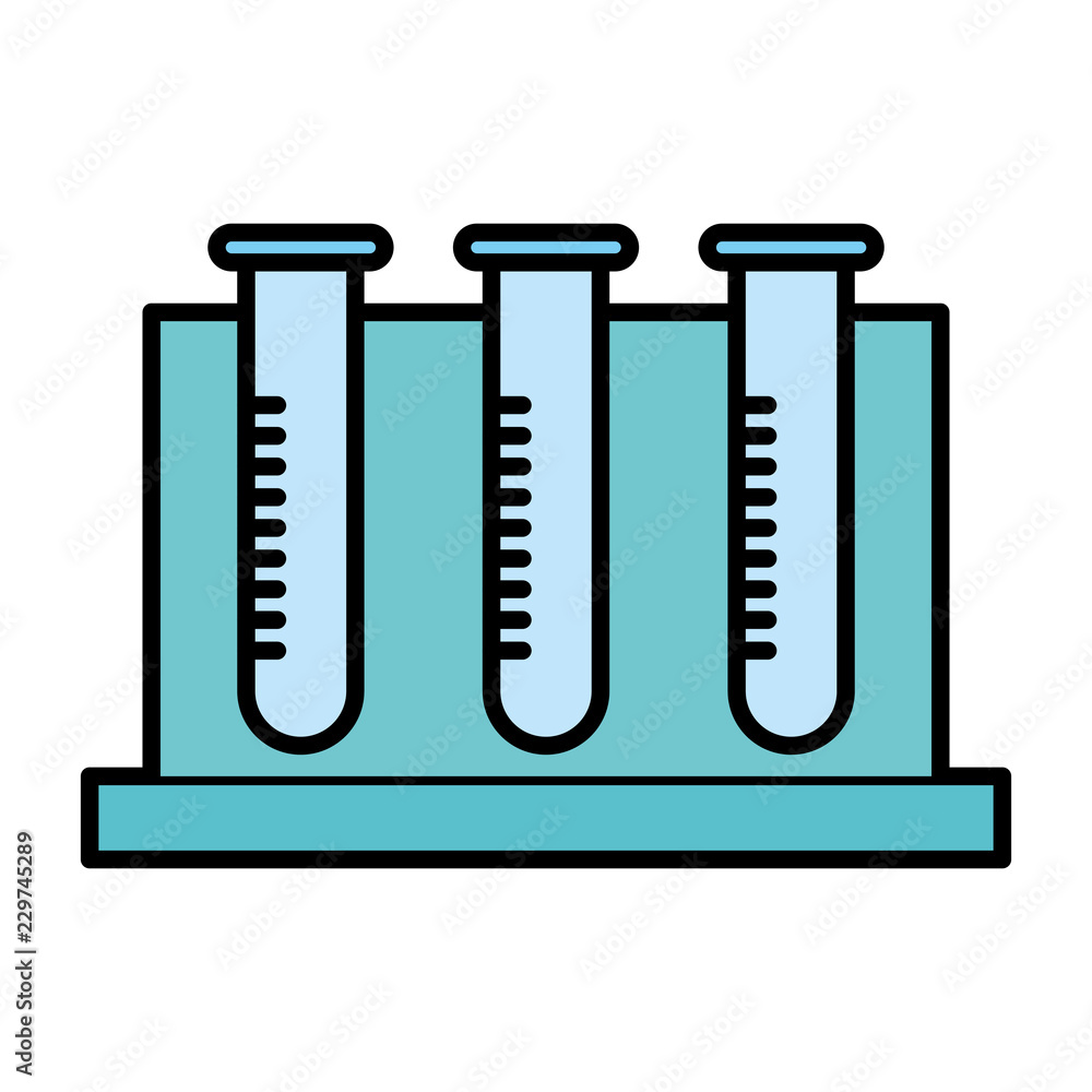 tubes tests isolated icons tubes tests isolated icons
