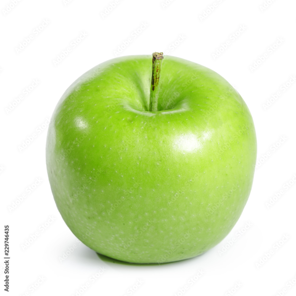 Green apple, isolated on white background Green apple, isolated on white background