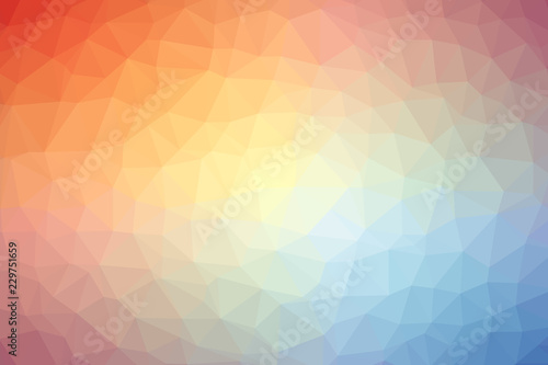 Geometric colorful low poly background with triangular polygons. Abstract design. 