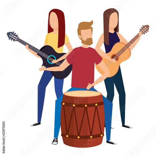 musical band avatars characters