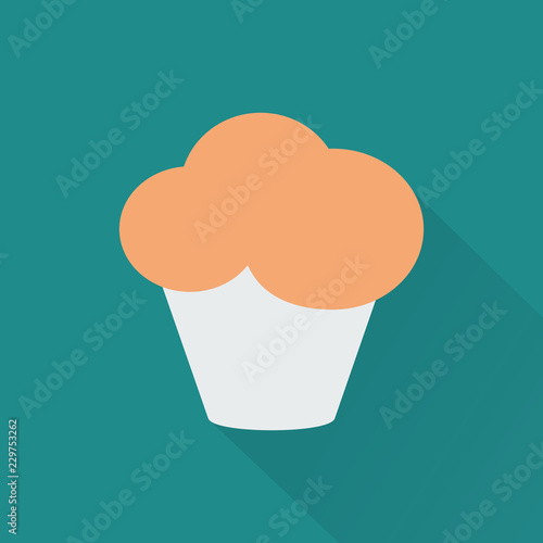 Silhouette icon cake