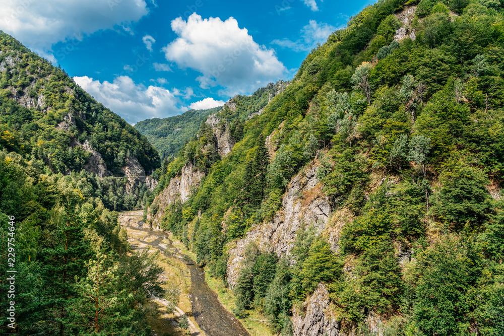Carpathian Mountains View On Transfagarasan Road In Romania