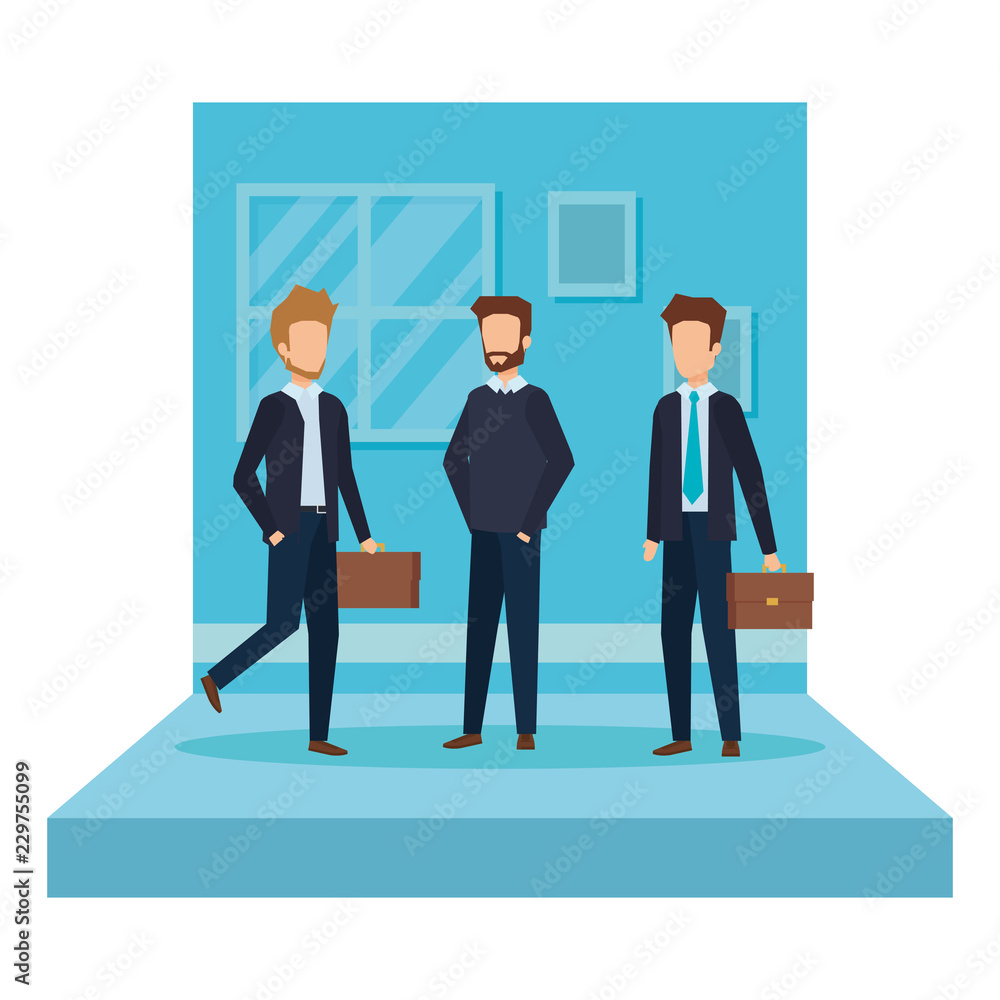 elegant businessmen in the workplace elegant businessmen in the workplace