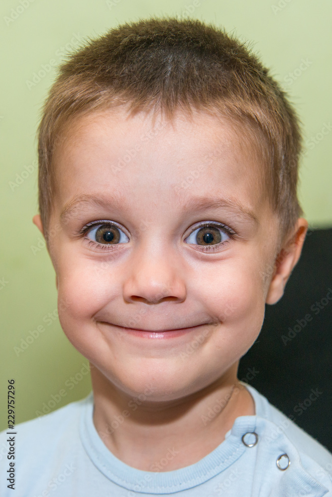 Portrait of adorable young happy boy Portrait of adorable young happy boy