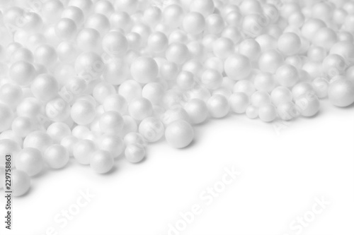 Polystyrene foam balls