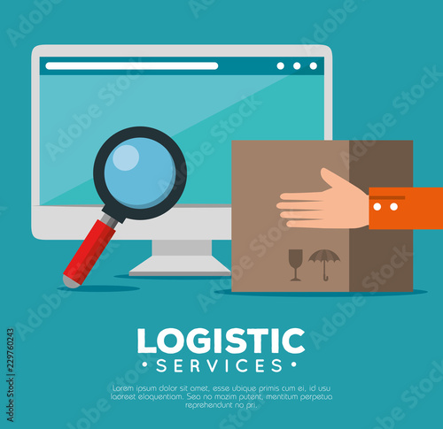 logistic services with computer
