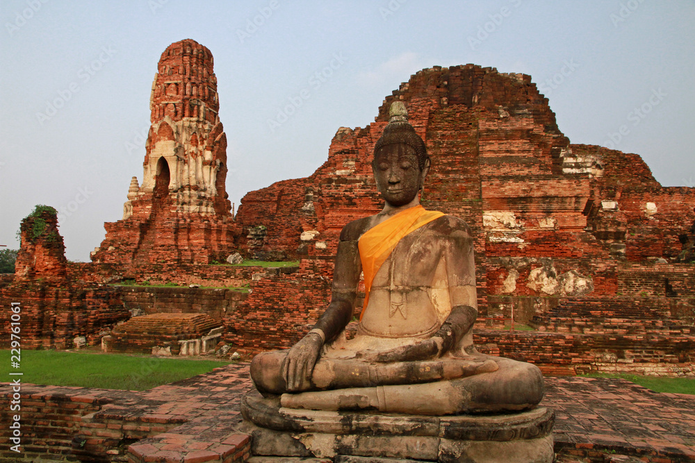 Wat Mahathat, Temple of the Great Relic, Ayutthaya, Thailand Wat Mahathat, Temple of the Great Relic, Ayutthaya, Thailand