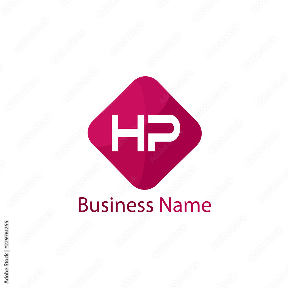 Initial HP Letter Logo Design Initial HP Letter Logo Design