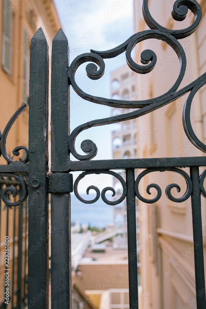 The narrow streets of Monaco Monte Carlo in the south of Europe The narrow streets of Monaco Monte Carlo in the south of Europe