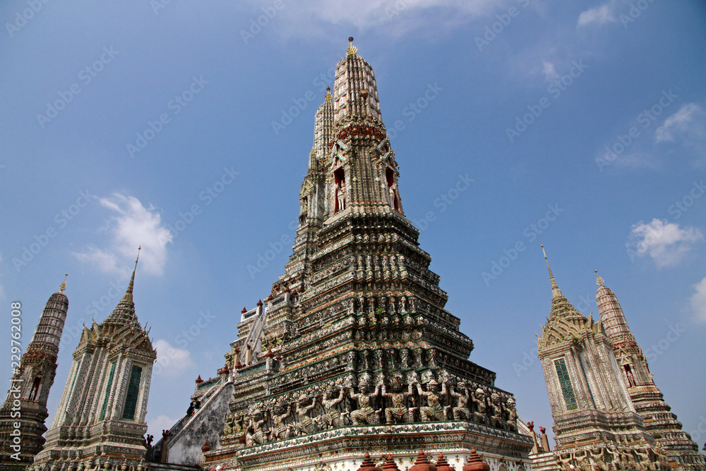 Wat Arun temple complex, Bangkok, Thailand