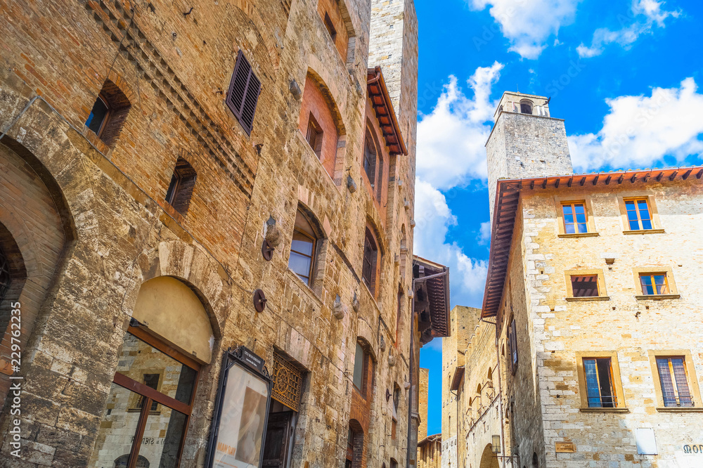 The medieval village of San Gimignano, Tuscany, Italy