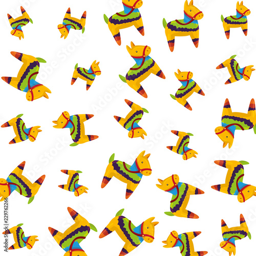 latin pinata icon pattern