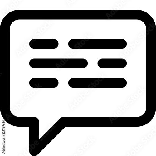 Chat message bubble